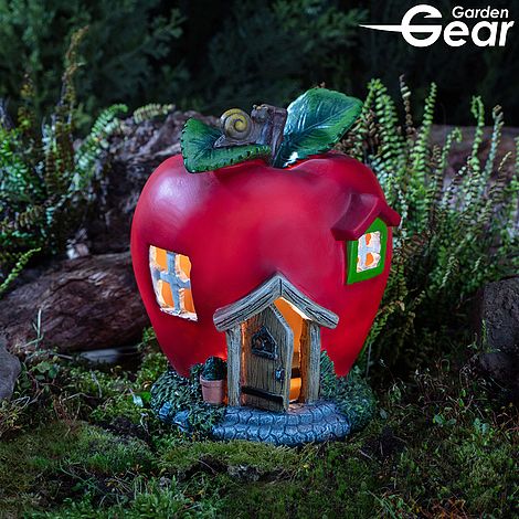 Garden Gear Solar LED Fruit Houses - Apple