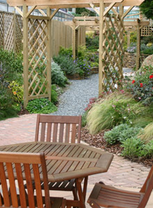 For a low maintenance garden try replacing your lawn with gravel 