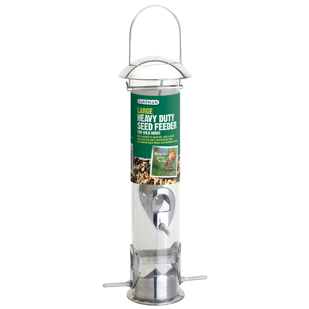 Gardman Heavy Duty Large Stainless Steel Seed Feeder