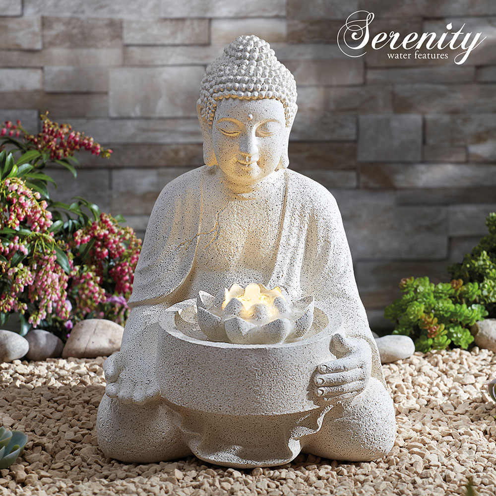 Serenity Serene Buddha Water Feature