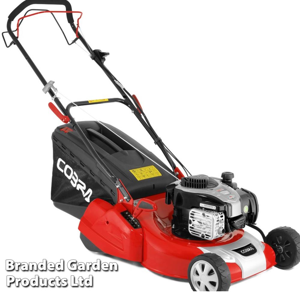 Cobra Self Propelled Briggs Stratton 46cm Mower With Rear Roller