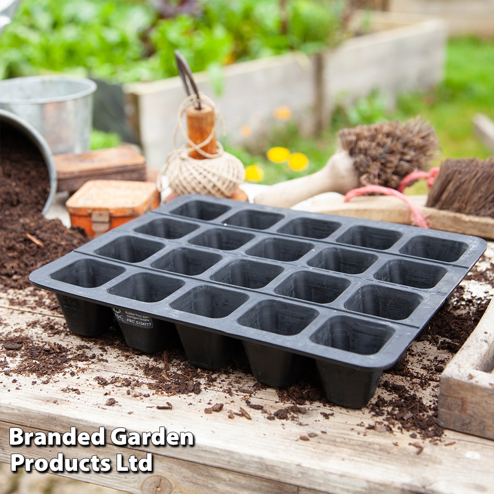 20 Cell Natural Rubber Seed Tray from Van Meuwen