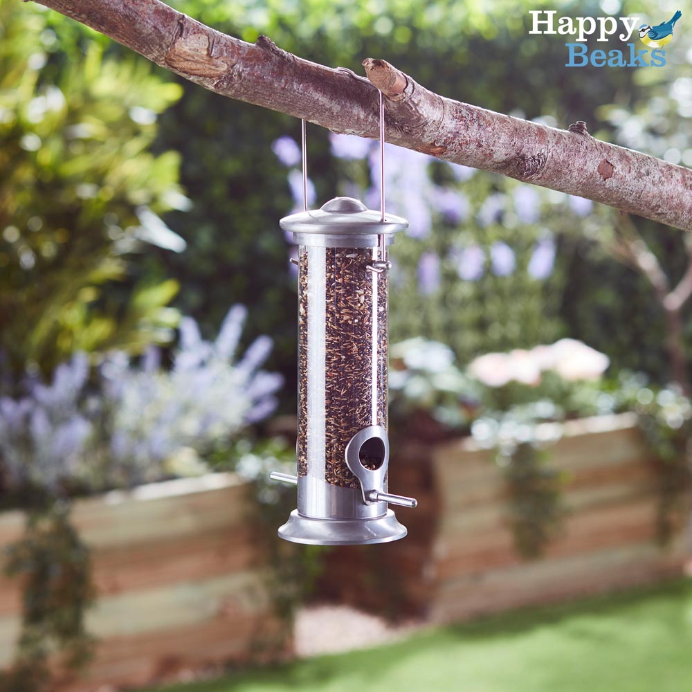 Happy Beaks Aluminium Seed Feeder