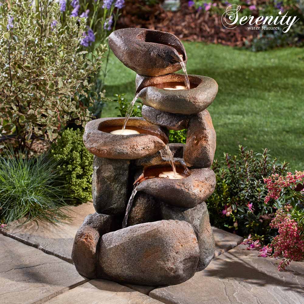 Serenity Tumbling Rocks Water Feature