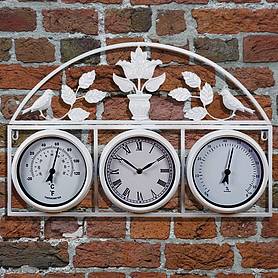 Garden Wall Clock - Cream