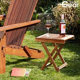 Garden Gear Acacia Folding Side Table
