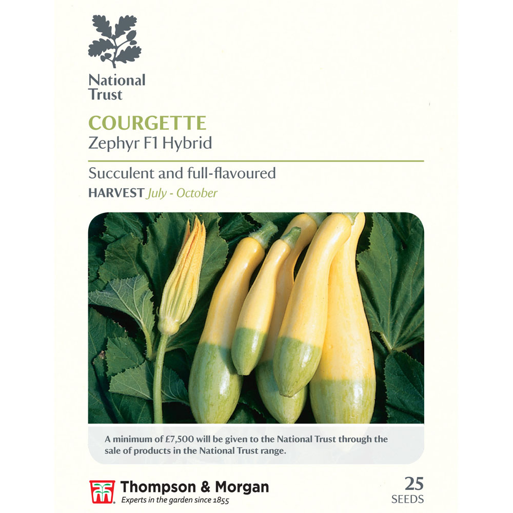 Courgette 'Zephyr' F1 Hybrid (National Trust)