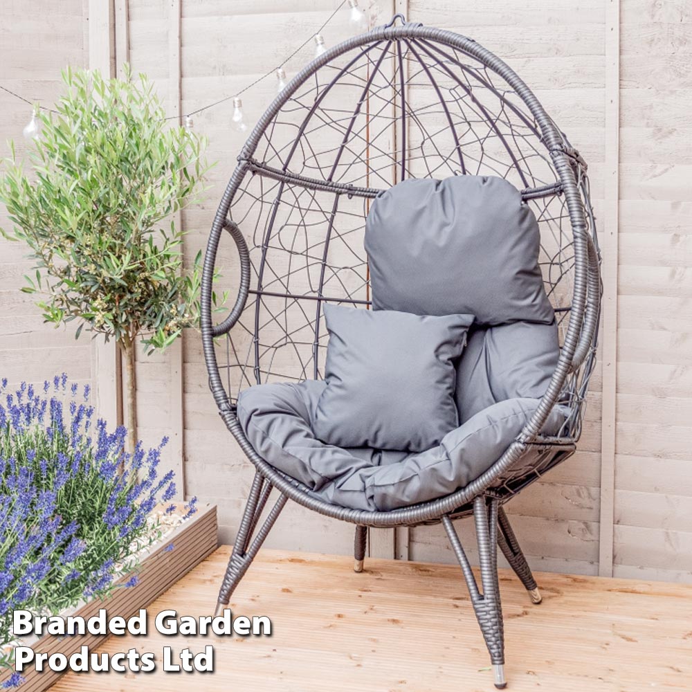 Garden Life Eira Garden Egg Chair with Cushion