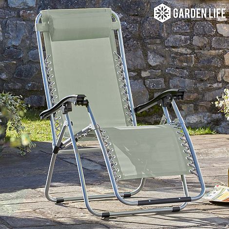 Garden Gear Zero Gravity Chair - Stone