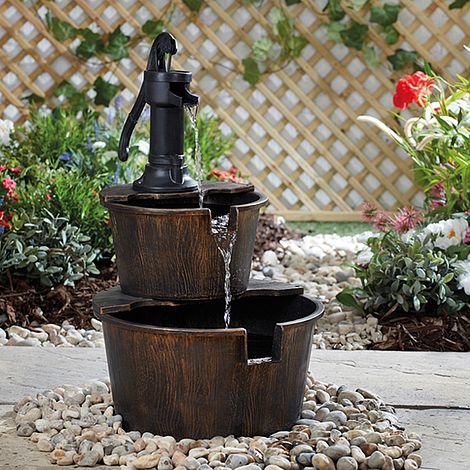 Barrel Water Feature