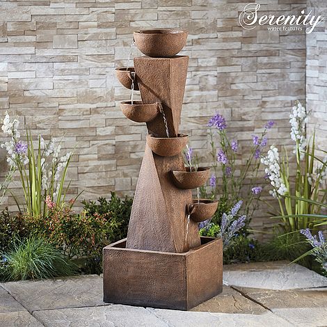 Serenity 6-Tier Bowl Tower Water Feature