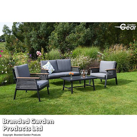 4 Seater Aluminium Garden Furniture Set