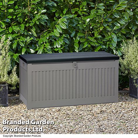 Garden Gear 270-Litre Lockable Garden Storage with Sit on Lid