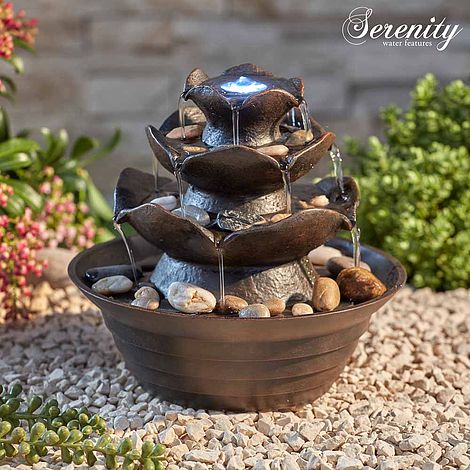 Serenity Table-Top Oriental Water Feature