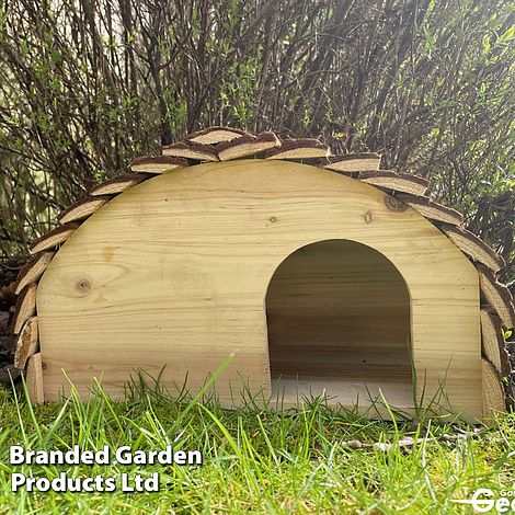 Wooden Hedgehog House