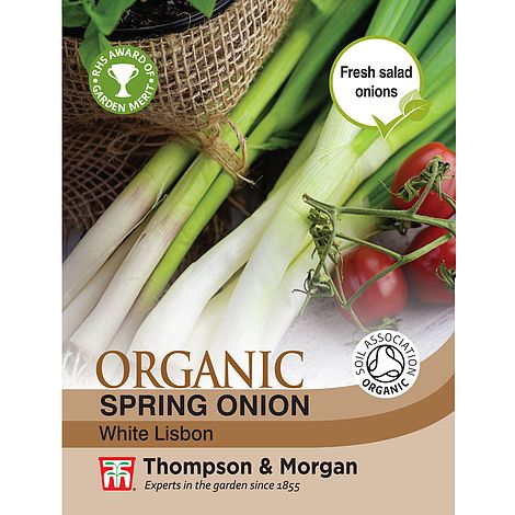 Spring Onion 'White Lisbon' - Organic Seeds