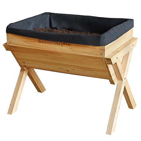 Garden Grow Medium Wooden Planter