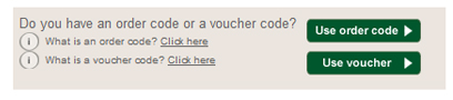 use voucher code button example